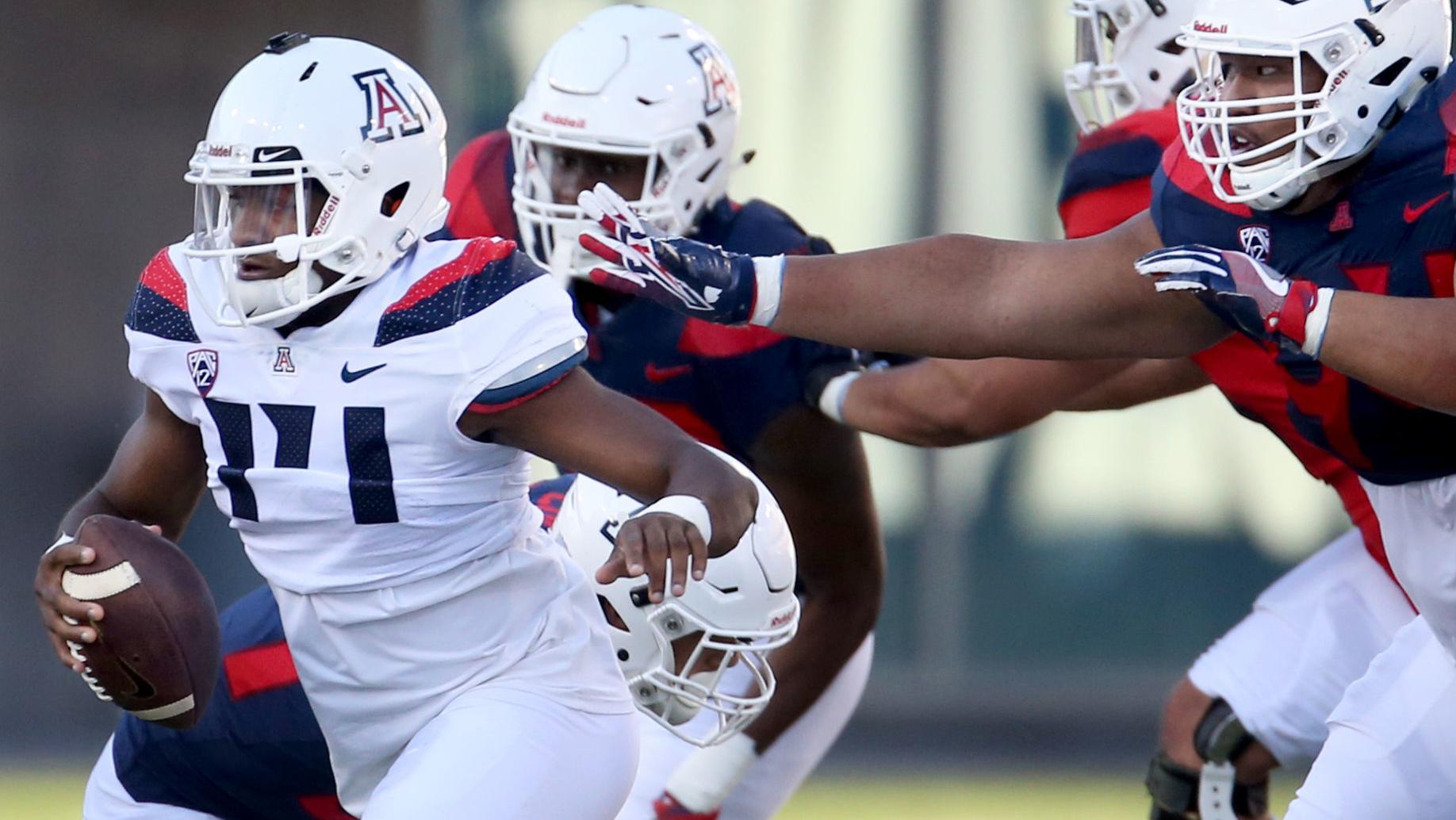 Defense wins Arizona Wildcats spring game, but offense shows signs of life